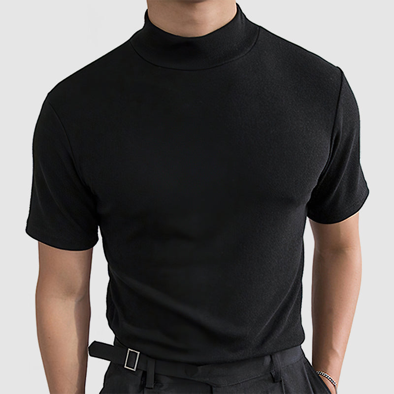 T-shirt i stretchbomull för herr – casual, för daglig användning och lämplig för alla årstider