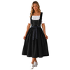 Midi-dirndl för dam med snörmieder