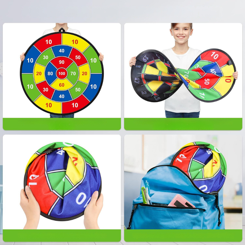 Stor måltavla för barn med klistriga bollar och pilar – PlayTarget