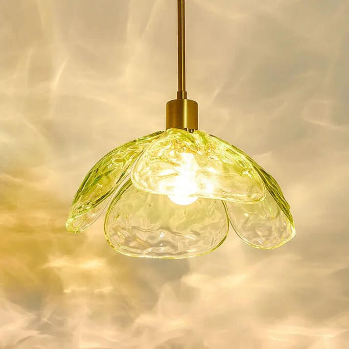 Blombladshängande Lampa - Elegant Nattlampa