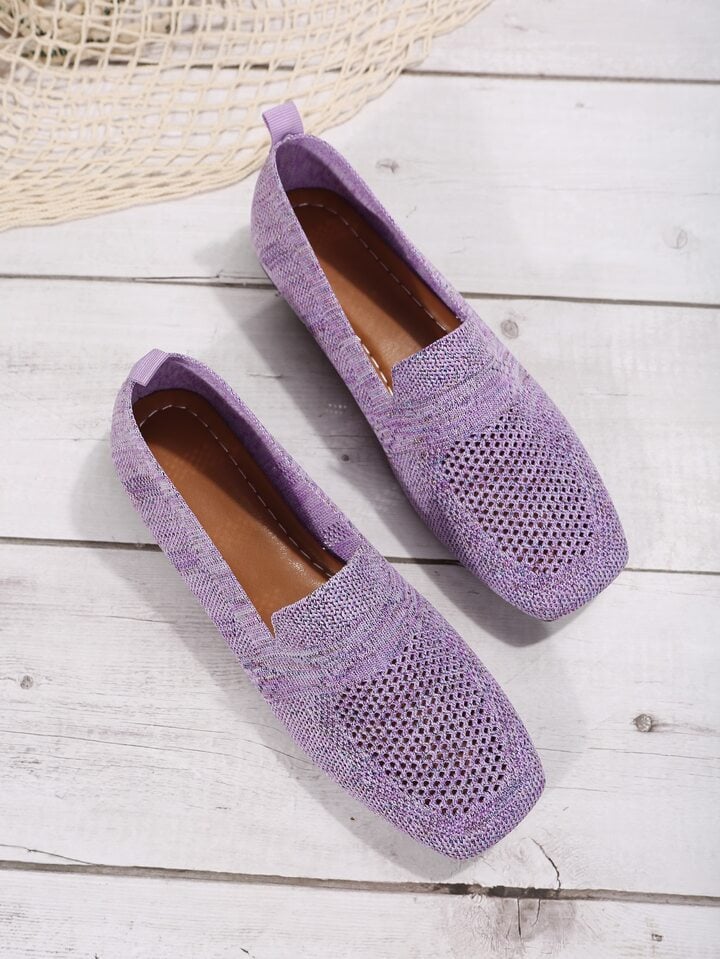 Ortopediska slip-on-sneakers för dam med mjuk innersula och andningsaktiv mesh