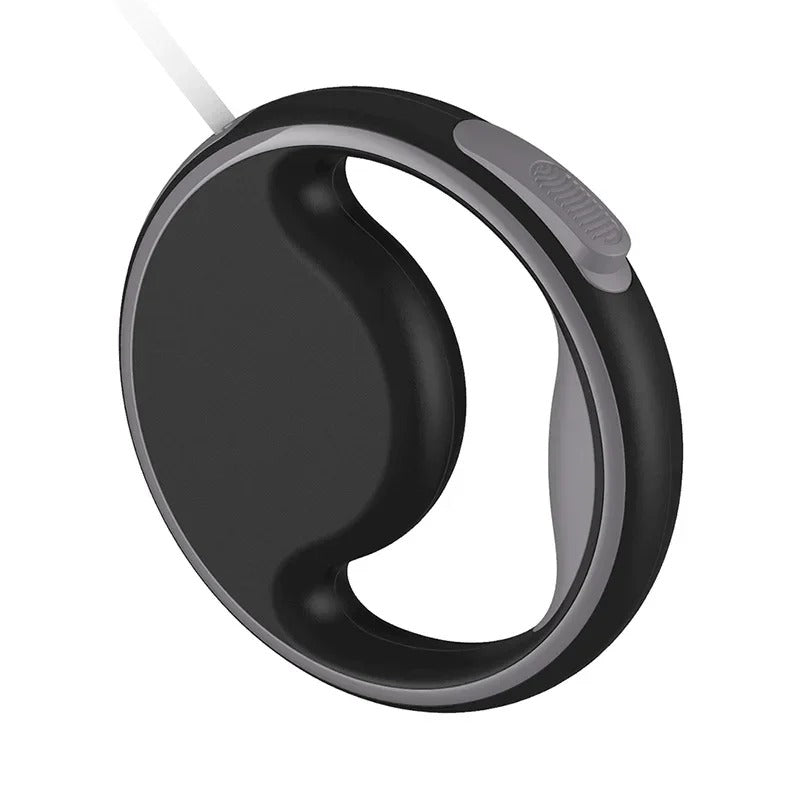Automatiskt hundkoppel med LED – ergonomiskt handtag och säkerhetsljus