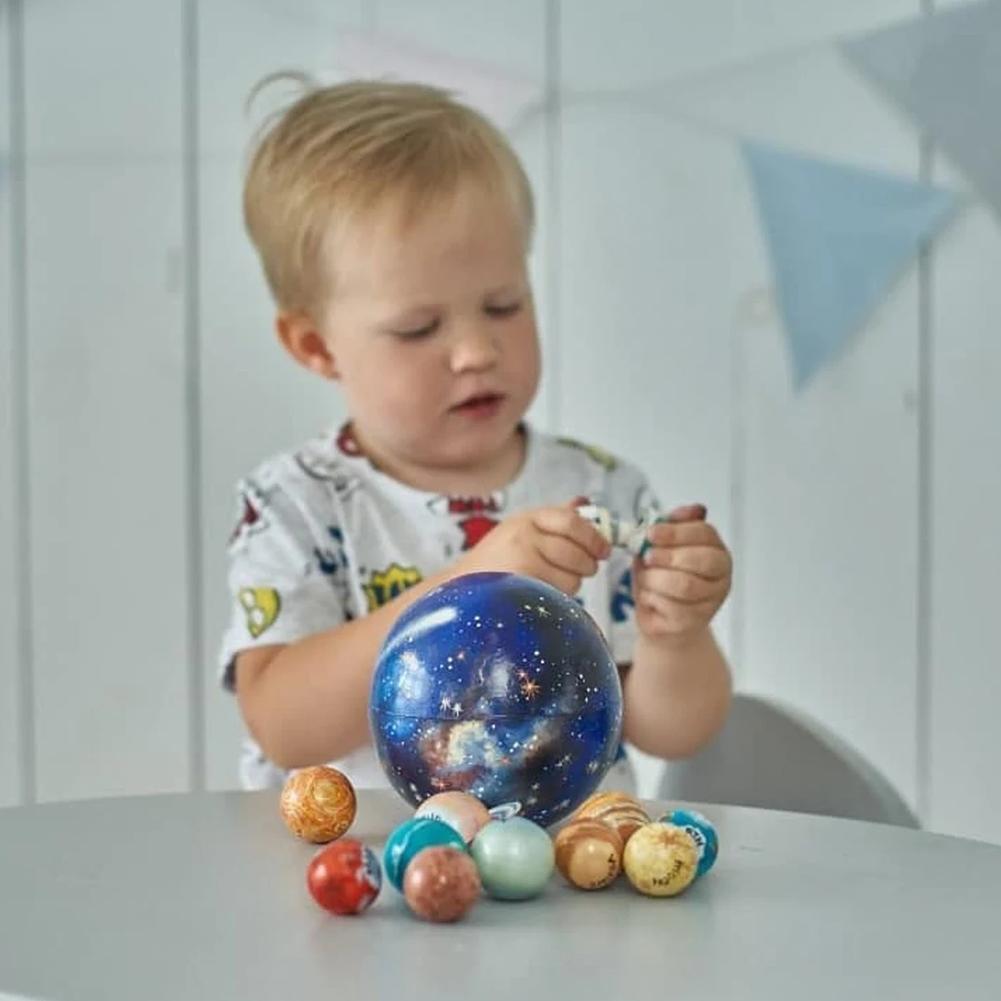 Galaxy Quest planetset i trä – pedagogiskt äventyr för barn