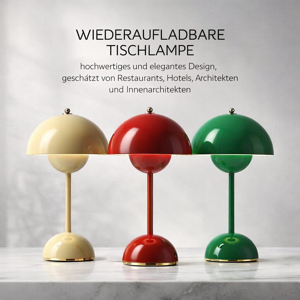 Designerbordslampa | LED-bordslampa | Nattlampa | Dimbar och sladdlös | Lumora