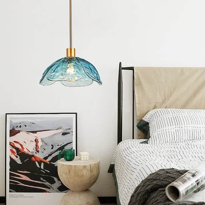 Blombladshängande Lampa - Elegant Nattlampa