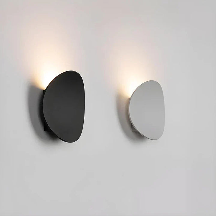Disk vägglampa i metall