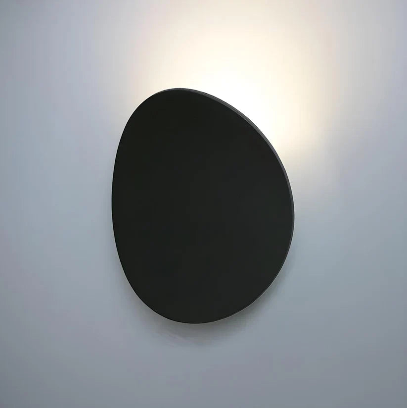 Disk vägglampa i metall