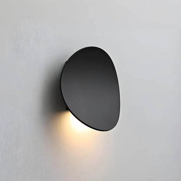 Disk vägglampa i metall