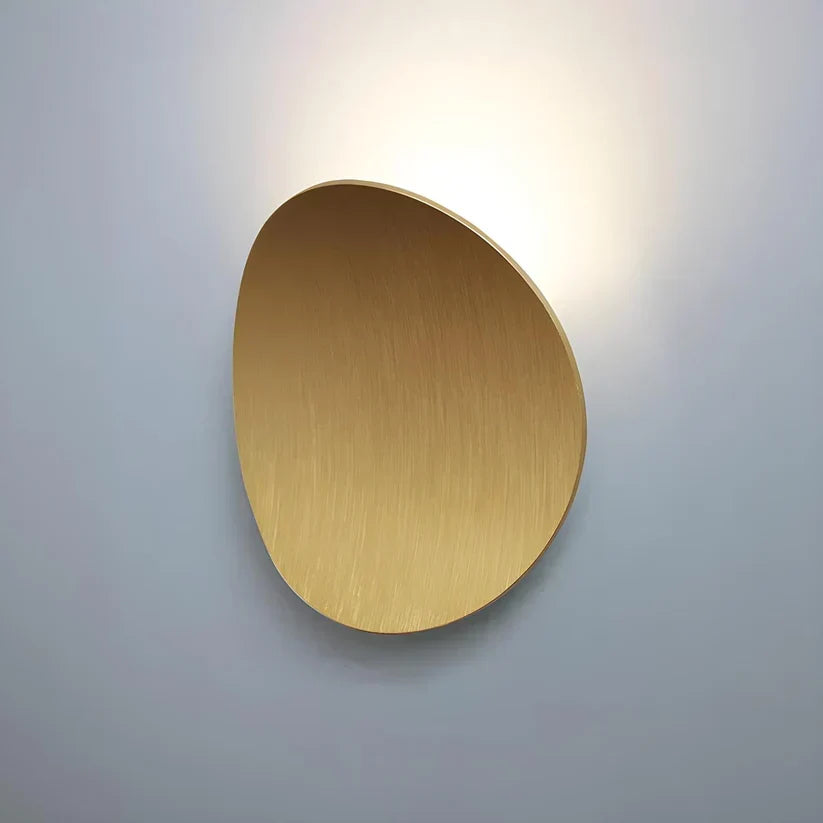 Disk vägglampa i metall