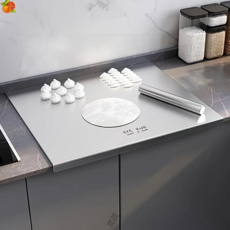 Dubbel skärbräda i rostfritt stål – hygienisk och halkfri