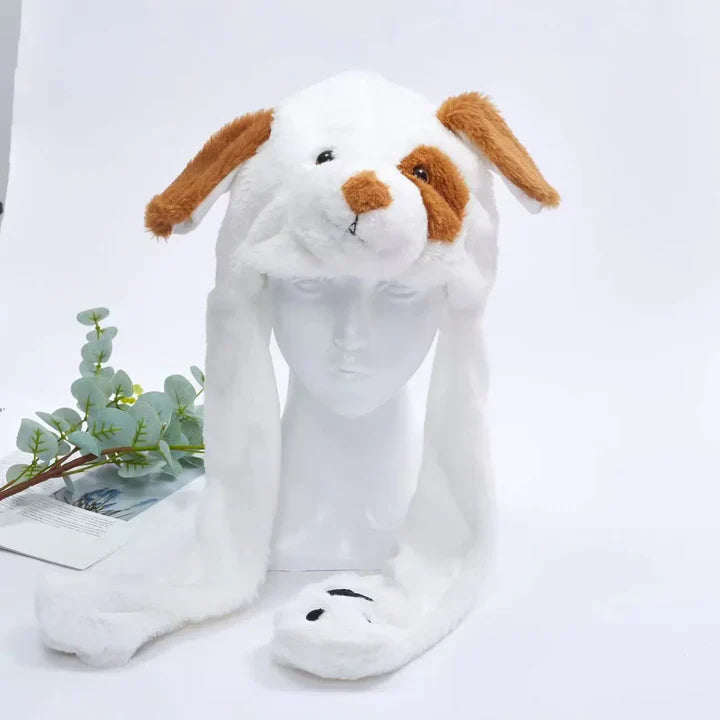 Bounce Bunny - söt mössa med rörliga öron för skoj och värme