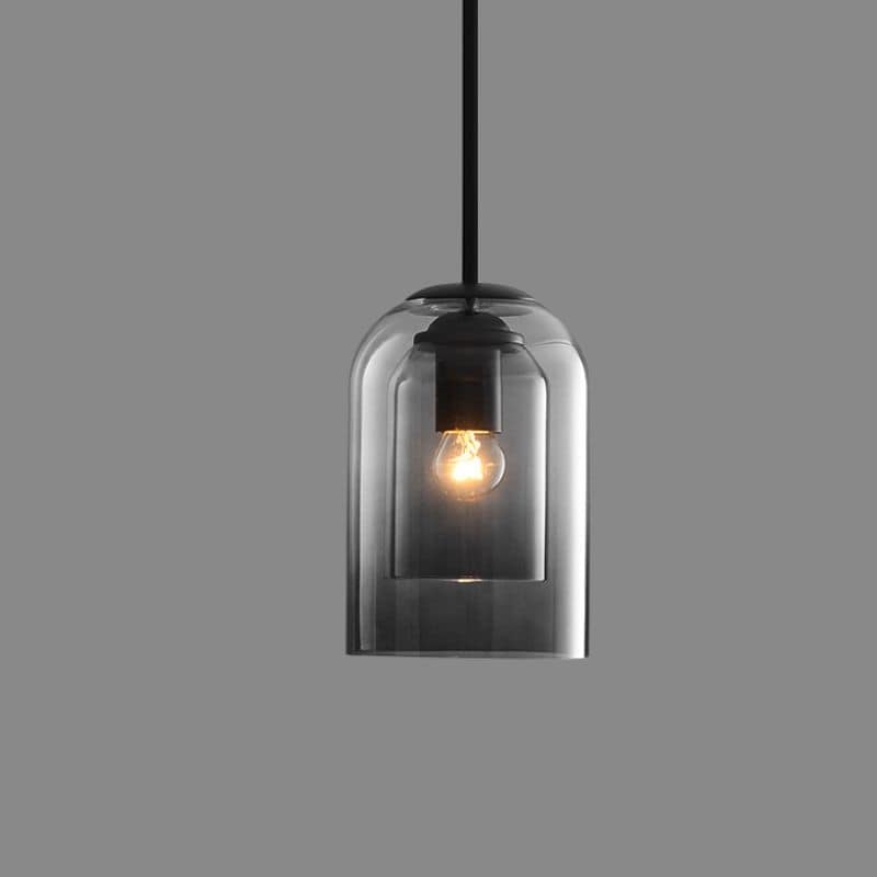 Elegant Ljuskrona i Dubbelt Glas - AuraGlas
