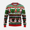 Jultröja för herr med vinterlandskapstryck