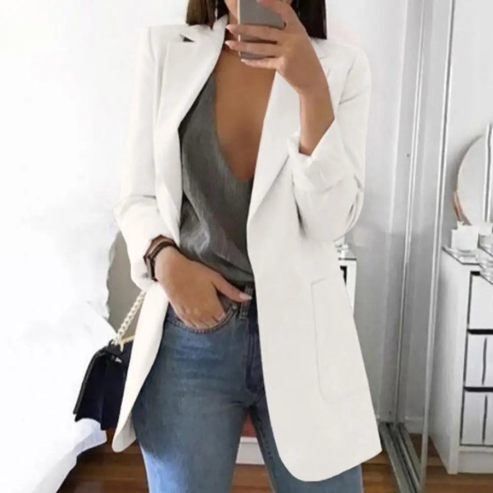 Elegant och bekväm damblazer för alla tillfällen