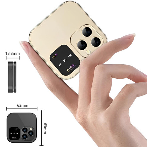 Fällbar mobiltelefon med dubbla SIM-kort | 1,77" skärm | 1000 mAh | Micro-USB