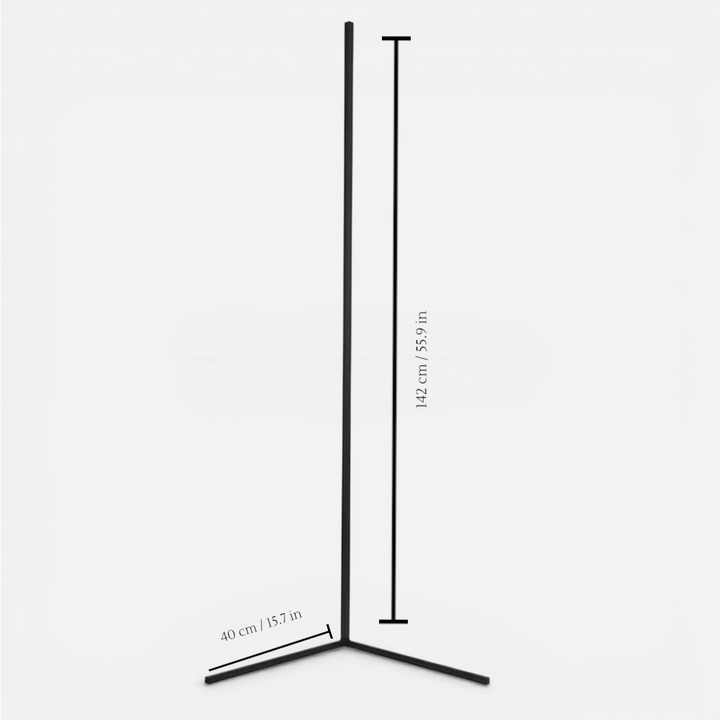 Dimbar LED-hörngolvlampa med fjärrkontroll