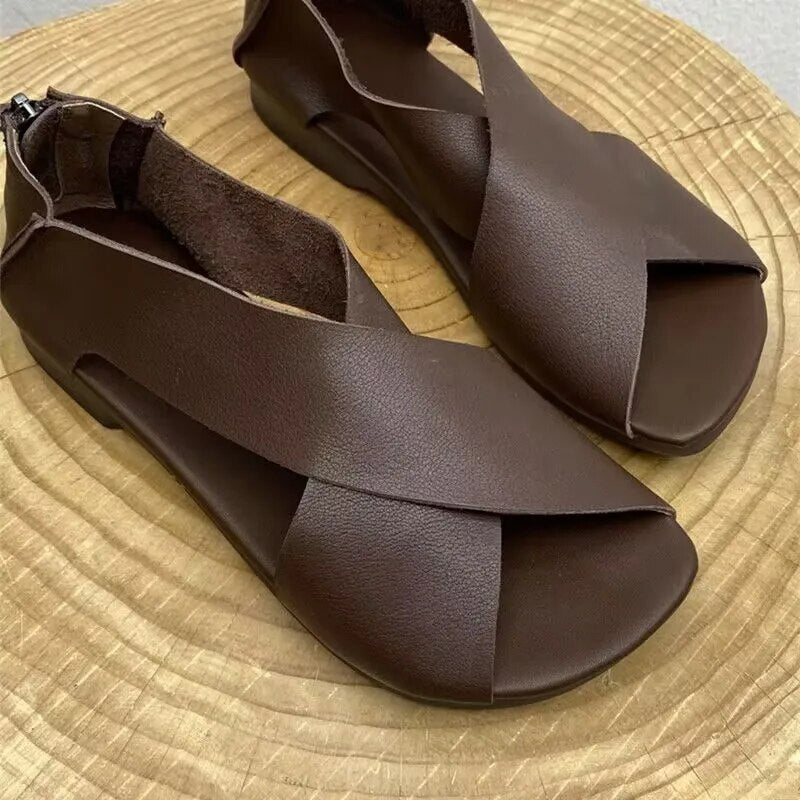 Lederen Vintage Indian Style Sandalen