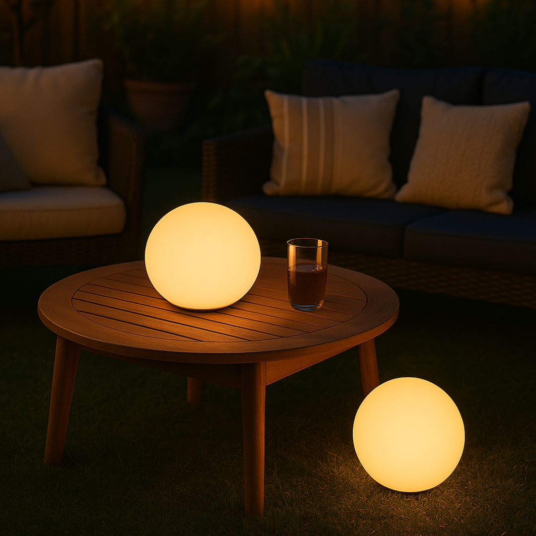 Sladdlös LED-bordslampa i färg med fjärrkontroll