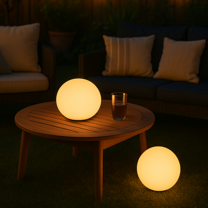 Sladdlös LED-bordslampa i färg med fjärrkontroll
