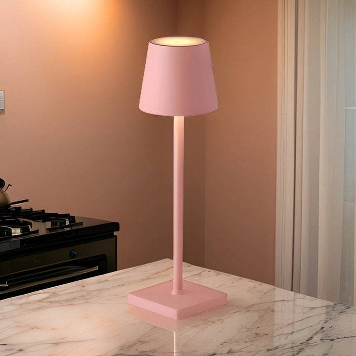 Trådlös uppladdningsbar bordslampa - Elegant LED för inomhus- och utomhusbruk