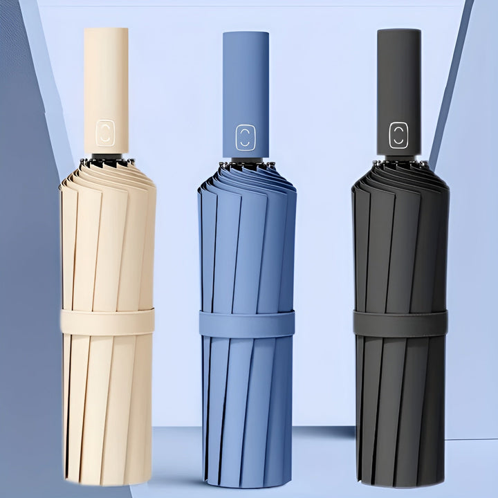 Hållbart paraply med UV-skydd – StormShield