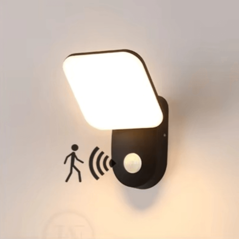 Smart LED-vägglampa med rörelsesensor
