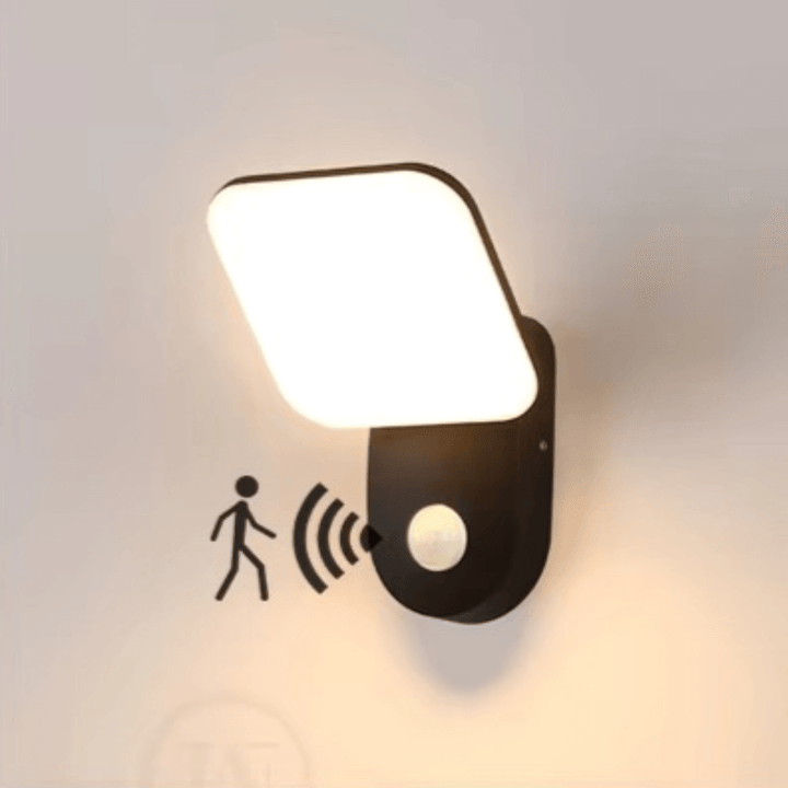 Smart LED-vägglampa med rörelsesensor