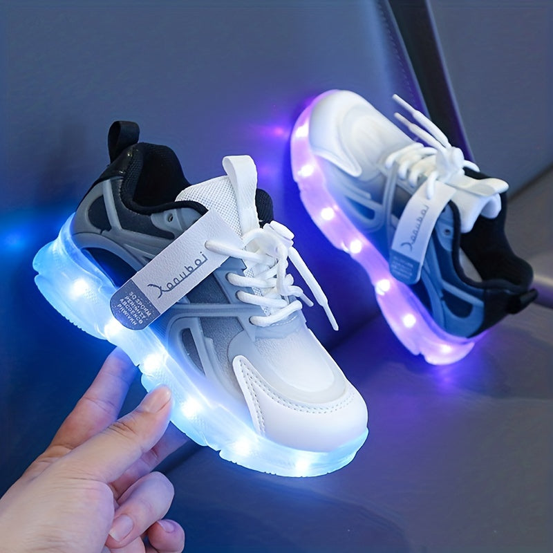 Ljussneakers för barn – färgglada, med LED-belysning för en lekfull look