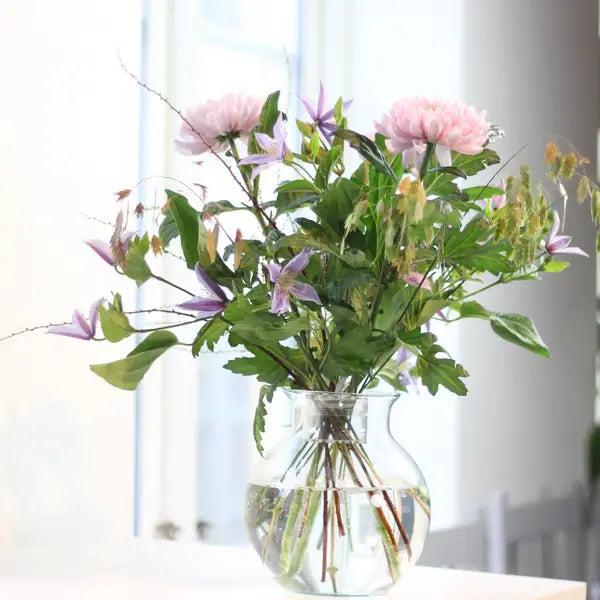 Återanvändbar blomsterarrangör som vasinsats för upprättstående, fräscht utseende buketter