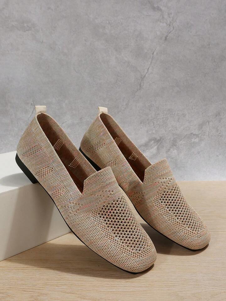 Ortopediska slip-on-sneakers för dam med mjuk innersula och andningsaktiv mesh