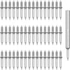 Dubbelhövdade finishspik med hjälpverktyg - Drill-Free, Hidden-Head Installation