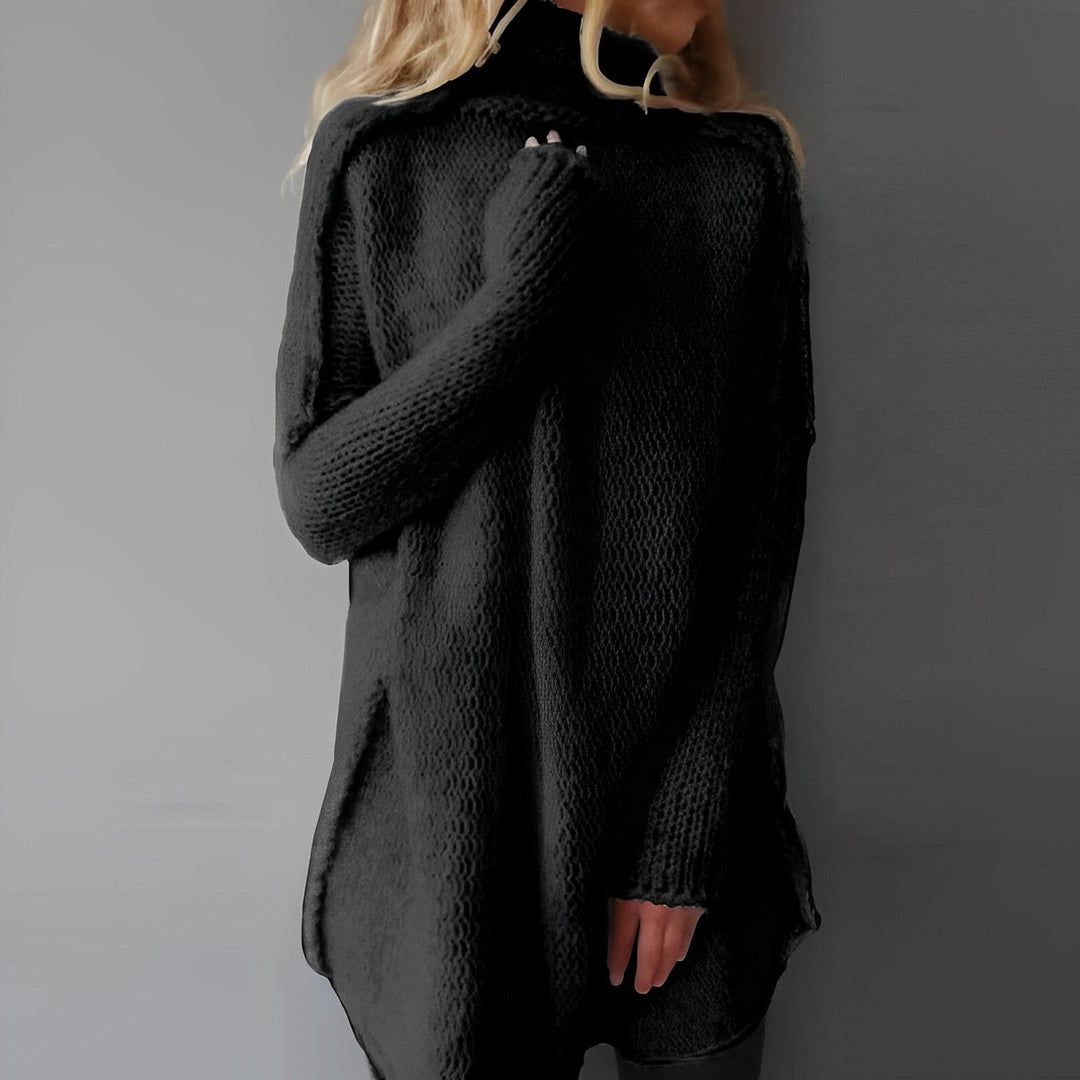 Lång stickad tröja - Livia