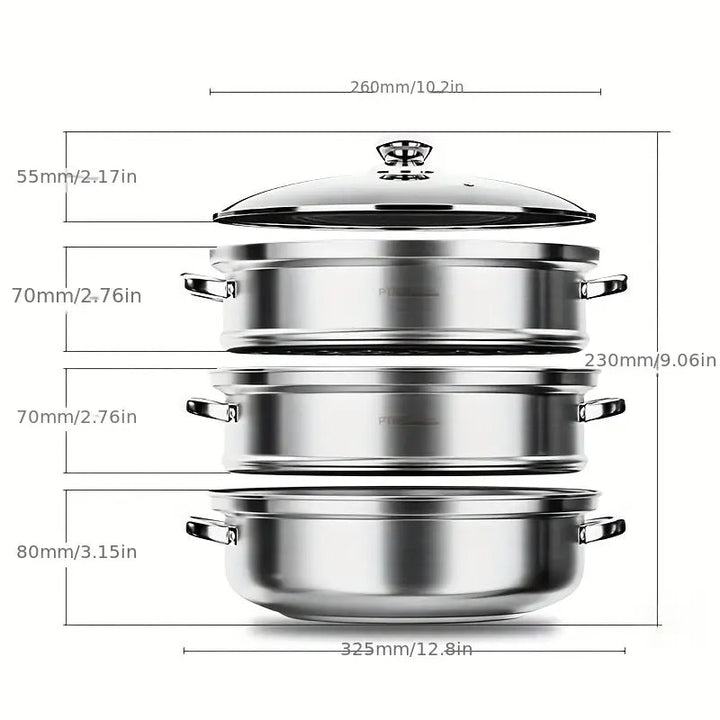 3-vånings ångkokare – NutriSteam