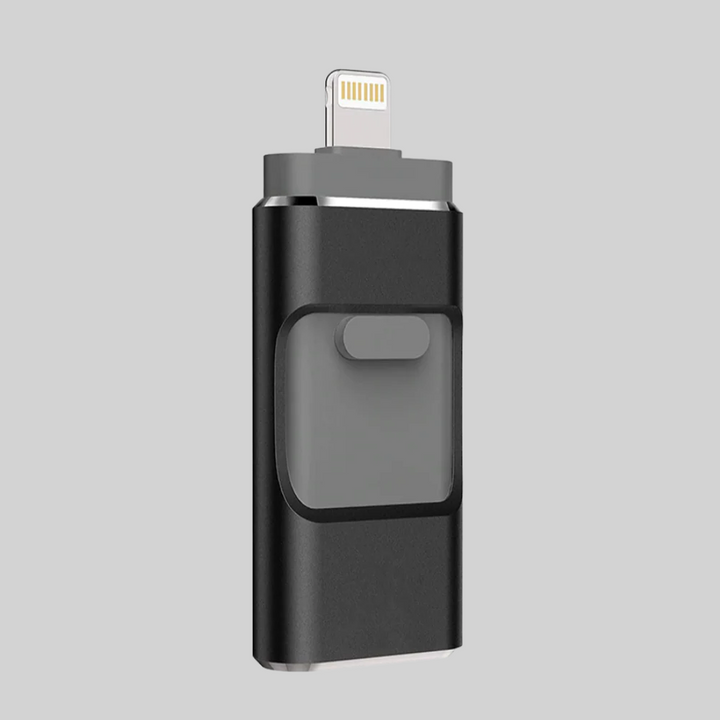 4-i-1 USB-minne – Lagringslösning med flera kontakter