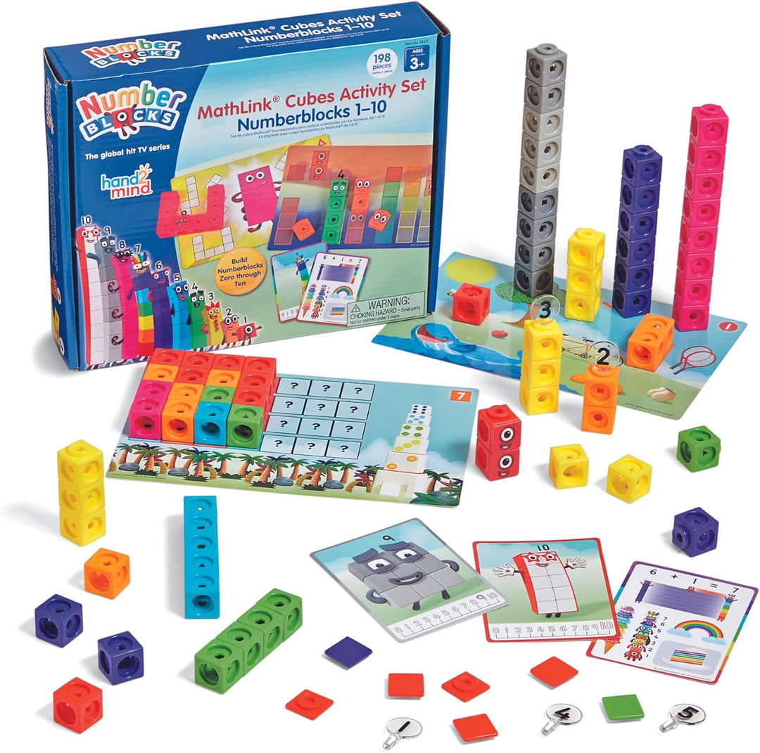 Numberblocks-kuber 1-10 – Pedagogisk leksak för förskolan
