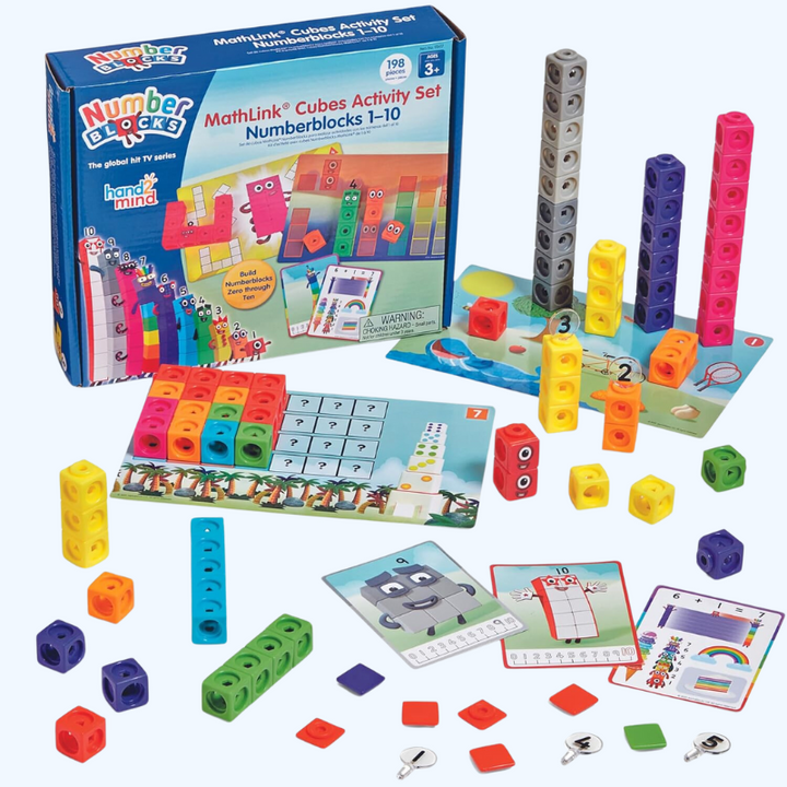 Numberblocks-kuber 1-10 – Pedagogisk leksak för förskolan