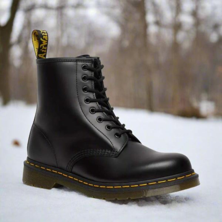 Elegant women's lace-up boots with durable leather, sleek design, and versatile style for comfort and sophistication.