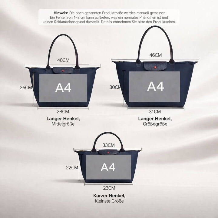 Elegant handväska | Shoppingväska för kvinnor | Velmora