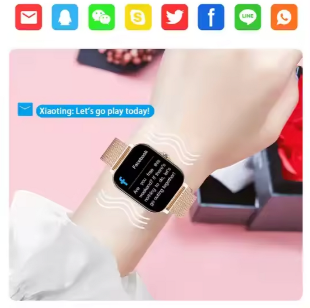 Smartwatch för kvinnor - Hälso- och aktivitetstracker