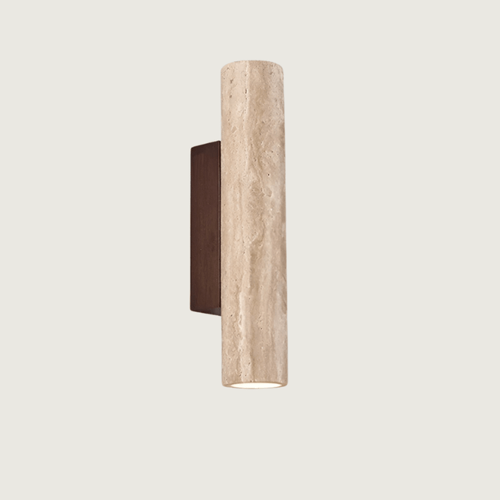 Vägglampa | Elegant belysning | Design i travertin