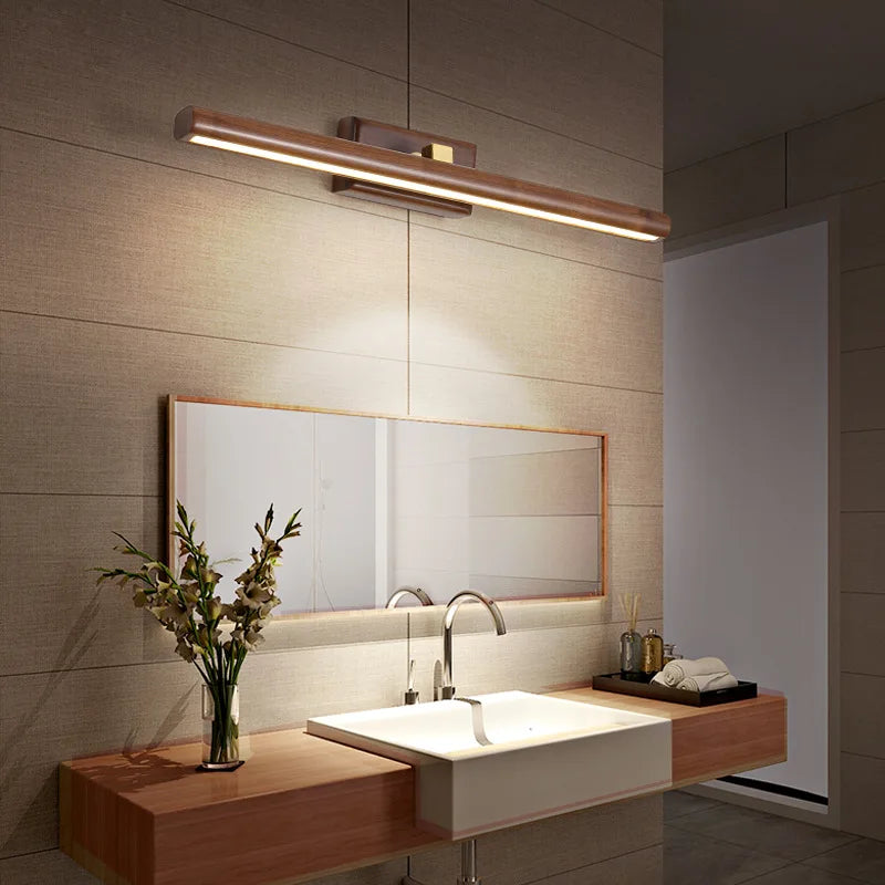 Vägglampa | Svart valnöt | LED-belysning