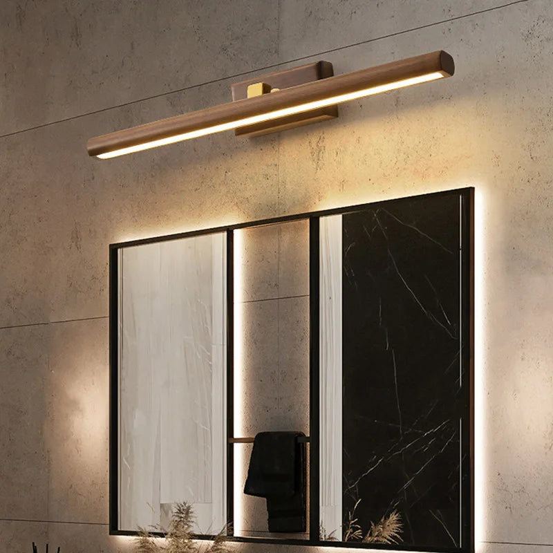 Vägglampa | Svart valnöt | LED-belysning