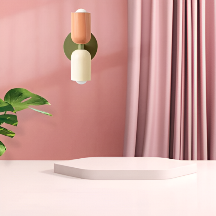 Dubbelsidig LED-Väggljuslampa i Nordisk Design - Modern Belysning för Hemmet
