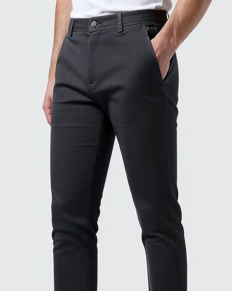 Slim fit-chinos för herr för vardagen och kontoret