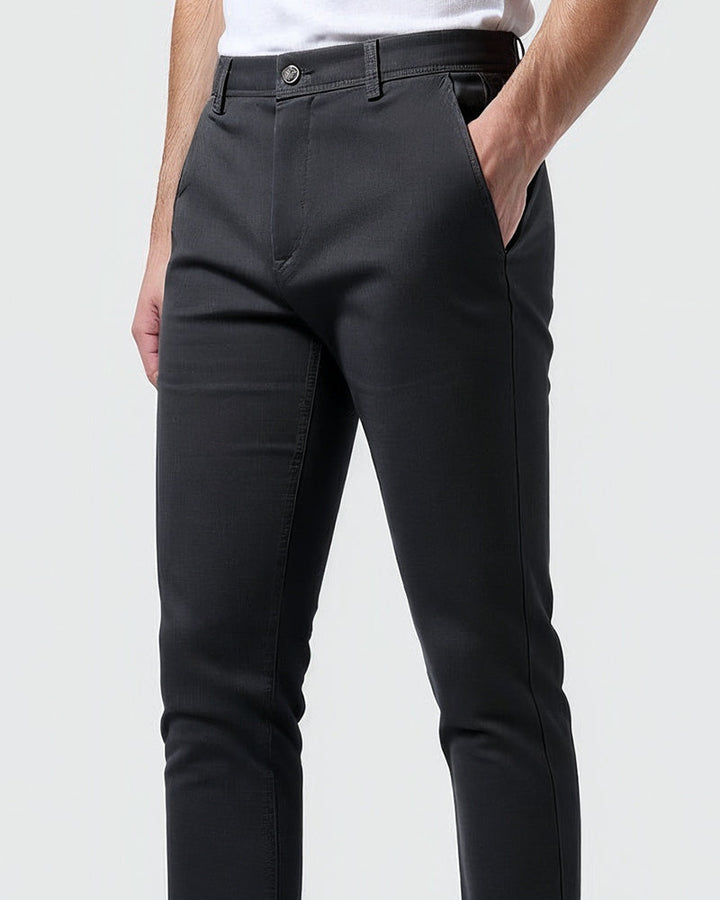 Slim fit-chinos för herr för vardagen och kontoret