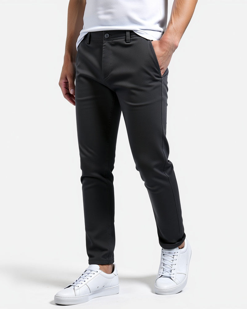 Slim fit-chinos för herr för vardagen och kontoret