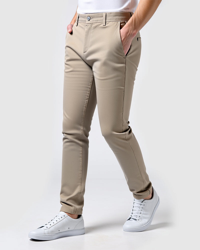 Slim fit-chinos för herr för vardagen och kontoret