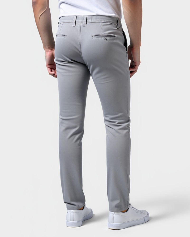 Slim fit-chinos för herr för vardagen och kontoret