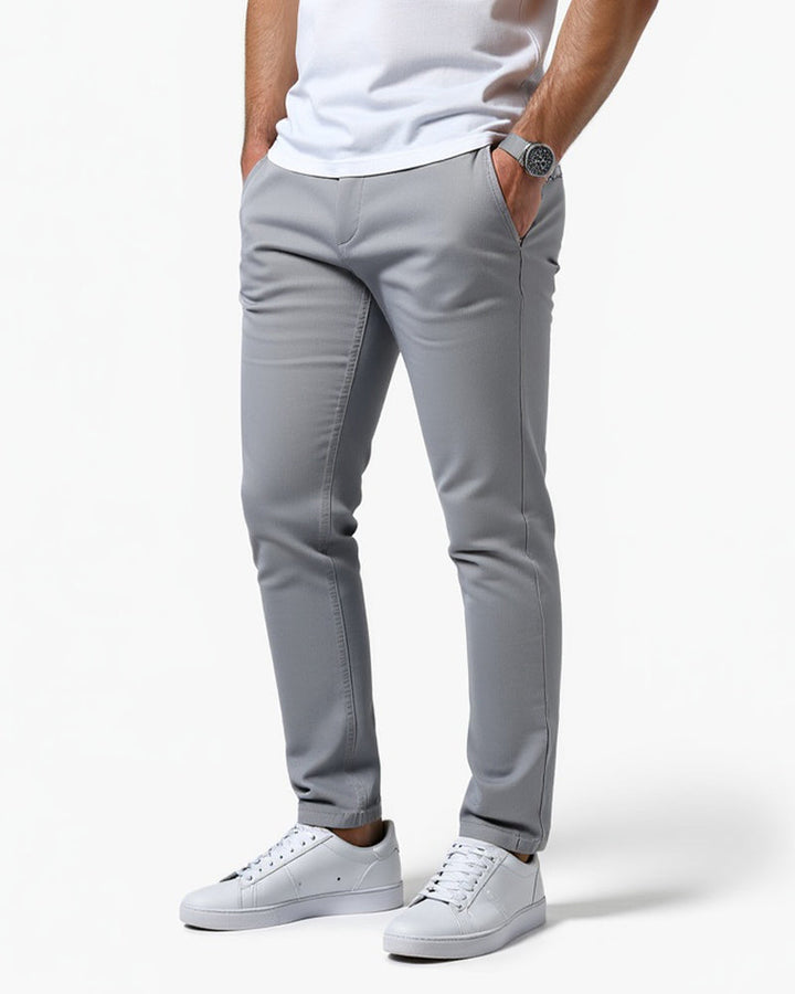 Slim fit-chinos för herr för vardagen och kontoret