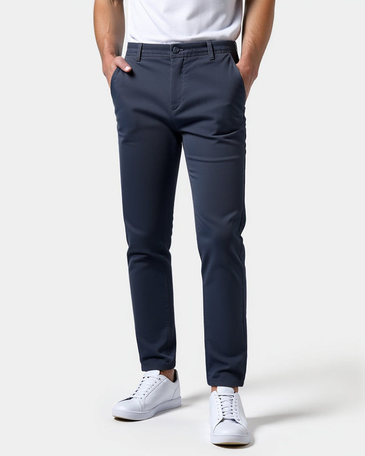 Slim fit-chinos för herr för vardagen och kontoret